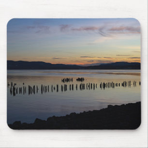 Tapis De Souris Coucher de soleil sur la rivière