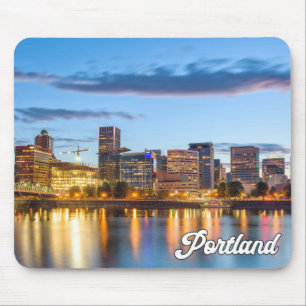 Tapis De Souris Coucher de soleil sur Portland, Oregon