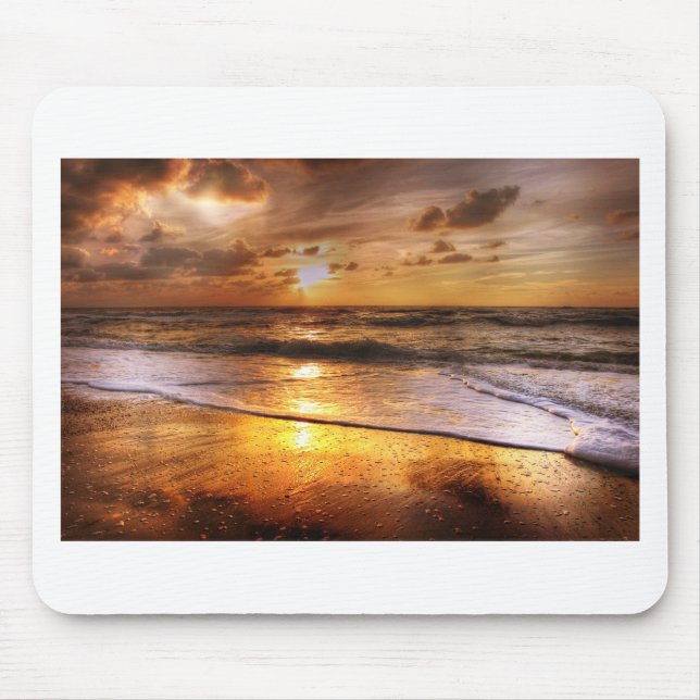 Tapis De Souris Coucher du soleil (Devant)