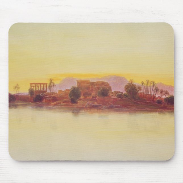 Tapis De Souris Coucher du soleil, 1861 (panneau) (Devant)