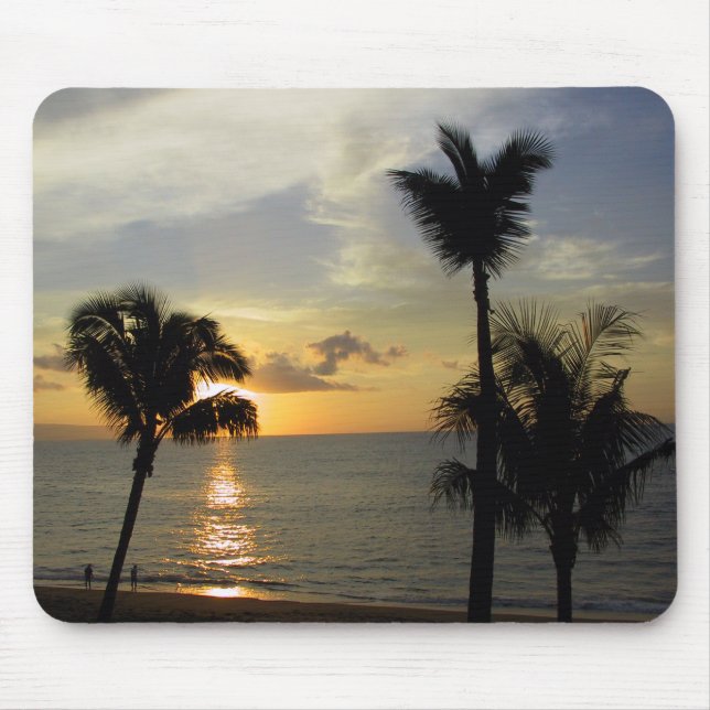 Tapis De Souris Coucher du soleil 2 de Maui (Devant)