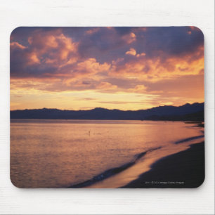 Tapis De Souris Coucher du soleil à la plage