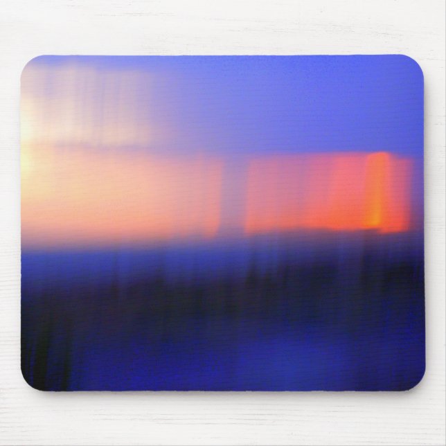 Tapis De Souris Coucher du soleil abstrait Mousepad (Devant)