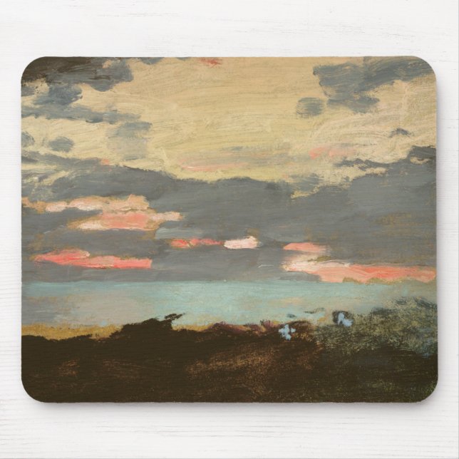 Tapis De Souris Coucher du soleil, baie de Saco (Devant)