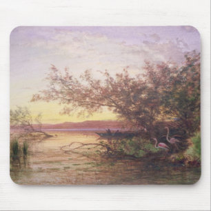 Tapis De Souris Coucher du soleil, Camargue
