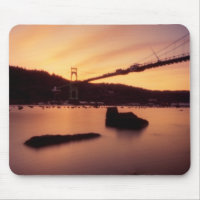 Coucher du soleil de pont de St Johns