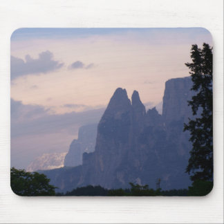 Tapis De Souris Coucher du soleil en dolomites