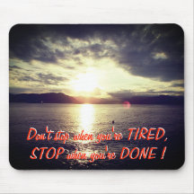 Coucher du soleil et citation de motivation