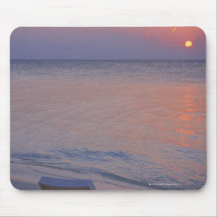 Tapis De Souris Coucher du soleil et mer