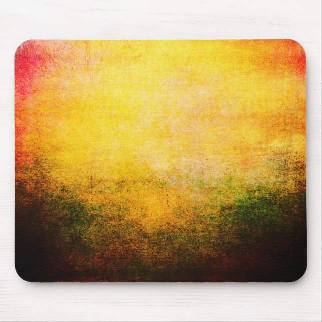 Tapis De Souris Coucher du soleil grunge de cool de cru de (Devant)