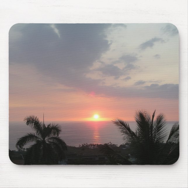 TAPIS DE SOURIS COUCHER DU SOLEIL HAWAÏEN MOUSEPAD (Devant)