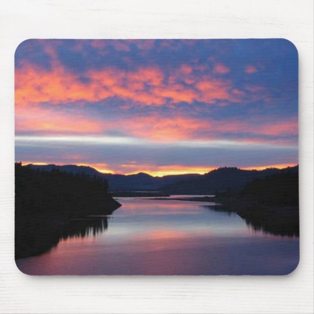 Tapis De Souris coucher du soleil magnifique (Devant)