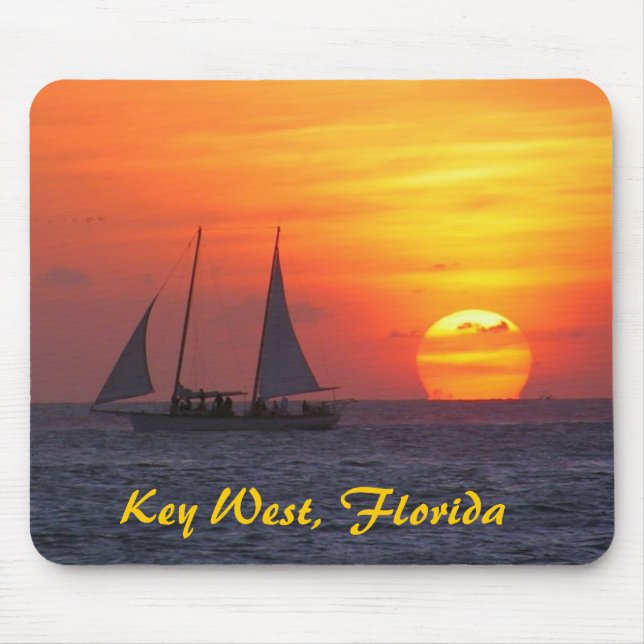 Tapis De Souris Coucher du soleil Mousepad (Devant)