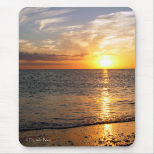 Tapis De Souris Coucher du soleil Mousepad d'août