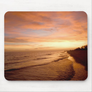 Tapis De Souris Coucher du soleil Mousepad d'île de Sanibel