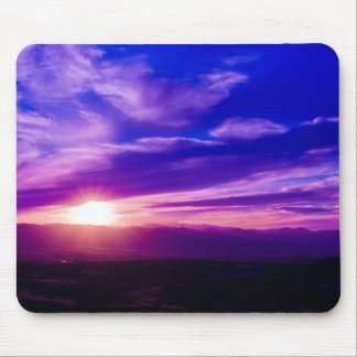 Tapis De Souris Coucher du soleil pourpre Mousepad