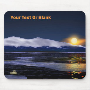 Tapis De Souris Coucher Du Soleil Sur La Glace