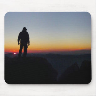 Tapis De Souris Coucher du soleil sur le mont Whitney - sentier Jo