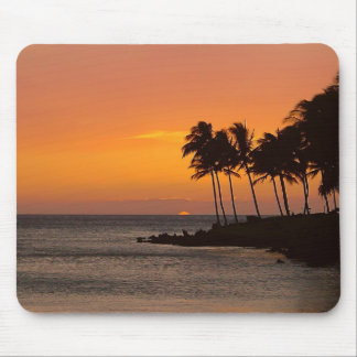 Tapis De Souris Coucher du soleil tropical