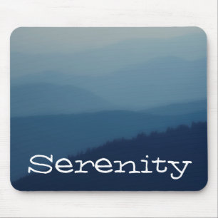 Tapis De Souris Couches bleues