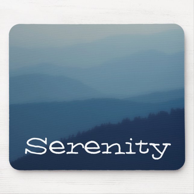 Tapis De Souris Couches bleues (Devant)