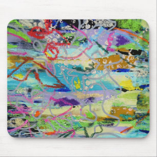 Tapis De Souris Couches chaudes par Lydia's Art Sangria