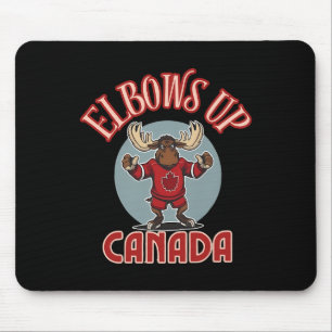 Tapis De Souris Coudes en l'air Canada Orignal défiant Canada Mail