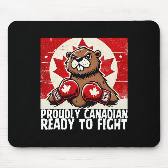 Tapis De Souris Coudes Haut Canada Taxes canadiennes Beaver B (Devant)