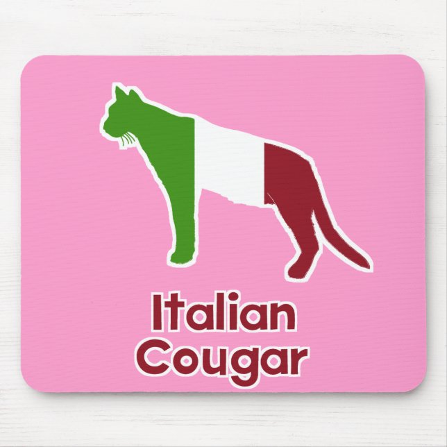 Tapis De Souris Cougar italienne (Devant)