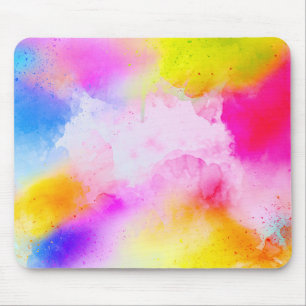 Tapis De Souris Couleur Abstraite