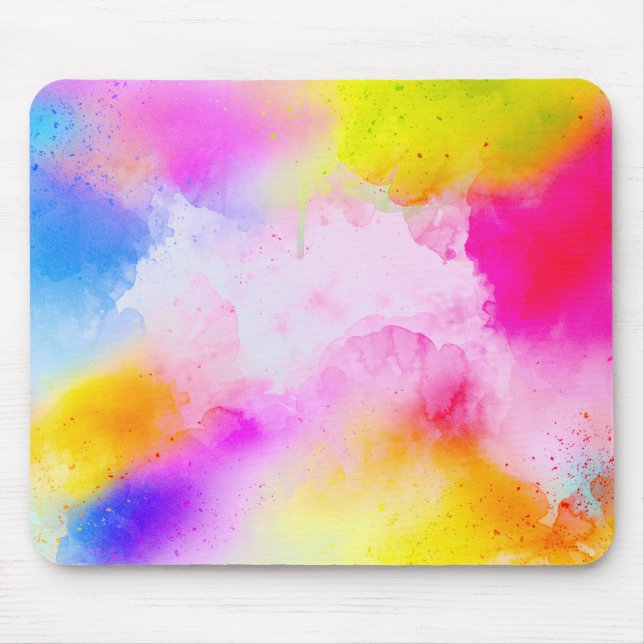 Tapis De Souris Couleur Abstraite (Devant)