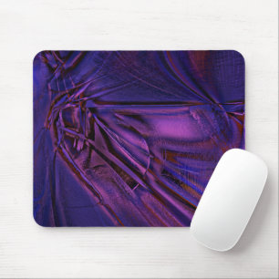 Tapis De Souris Couleur bleue à violet, texture fanée et rayures n