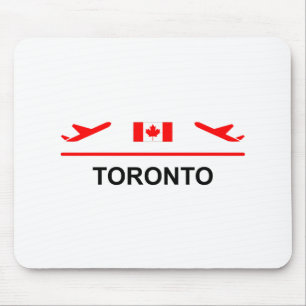 Tapis De Souris Couleur claire de l'avion de l'aéroport de Toronto