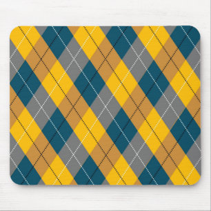 Tapis De Souris Couleur d'automne Motif Brown Jaune