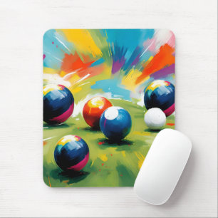 Tapis De Souris Couleur Des Boules De Pelouse,