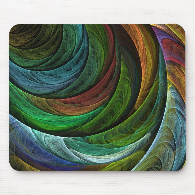 Tapis De Souris Couleur Gloire Art Abstrait Mousepad (Devant)
