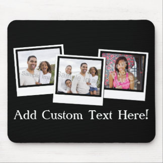 Tapis De Souris Couleur personnalisée des images instantanées 3 ph