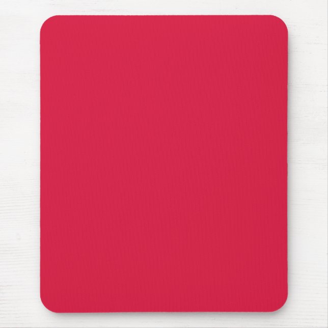 Tapis De Souris Couleur solide Crimson | Classique | Élégant | ten (Devant)