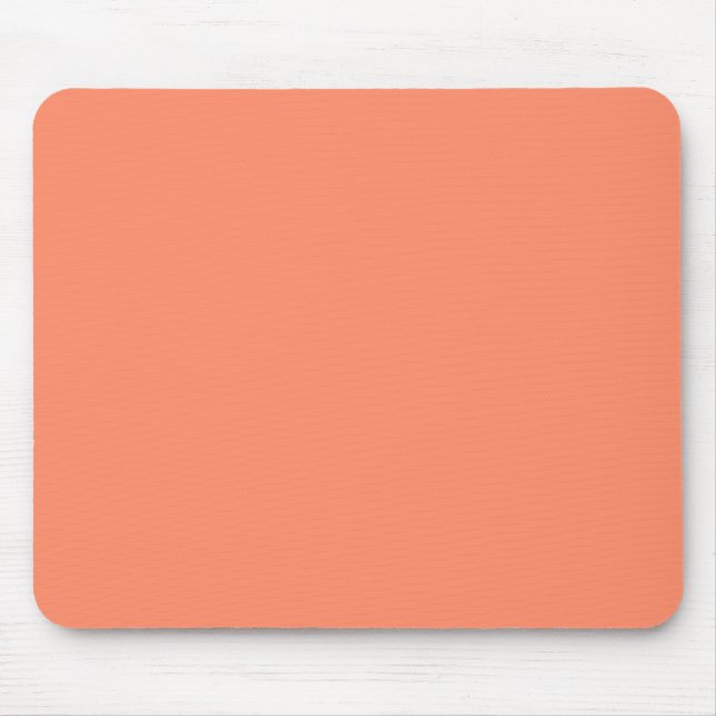 Tapis De Souris Couleur solide rose saumon | Couleur tendance (Devant)