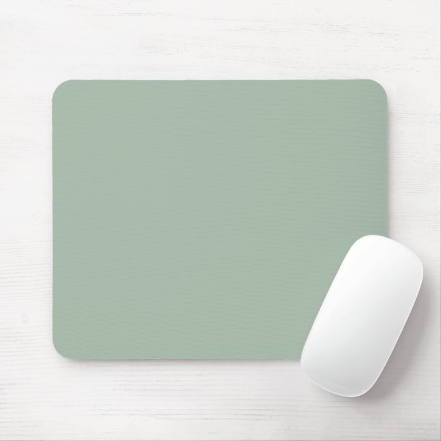 Tapis De Souris Couleur solide Sage Mist vert clair (Avec souris)