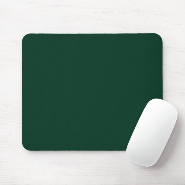 Tapis De Souris Couleur solide vert foncé (Avec souris)