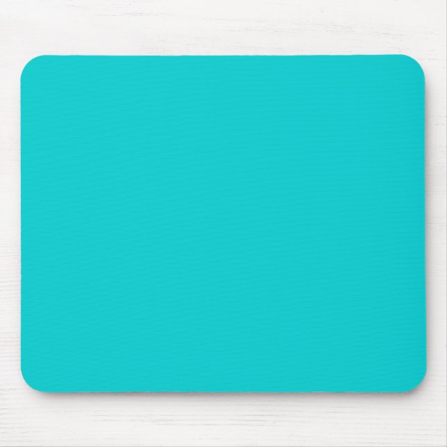 Tapis De Souris couleur turquoise foncé (Devant)