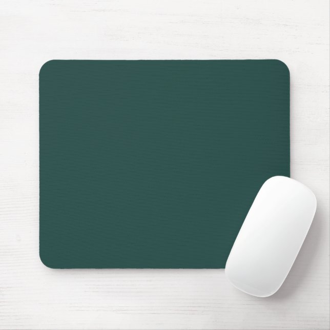 Tapis De Souris Couleur uni vert émeraude foncé (Avec souris)
