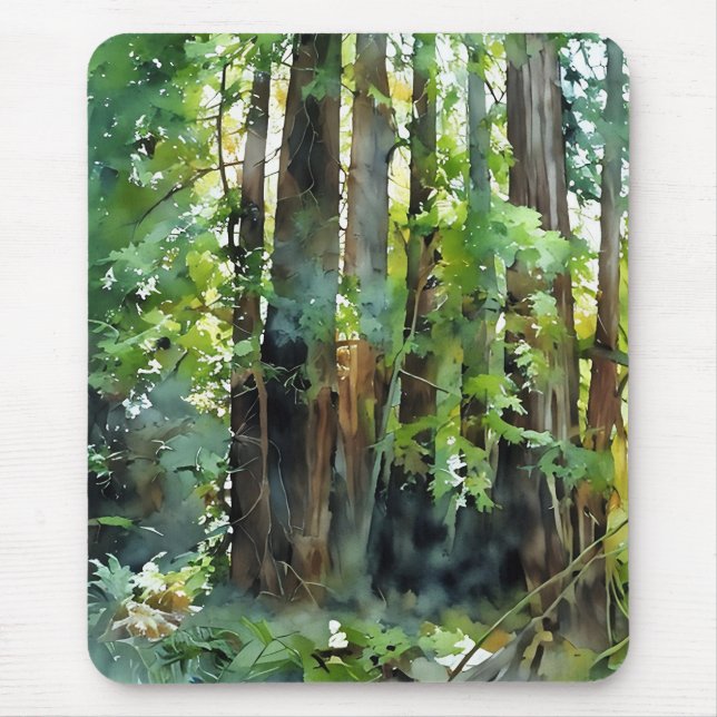 Tapis De Souris Couleur vive pittoresque Mousepad (Devant)