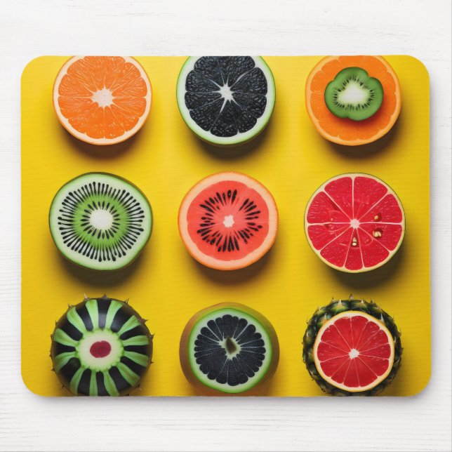 Tapis De Souris Couleurs Abstraites de fruits (Devant)