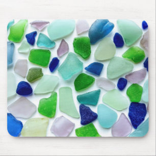 Tapis De Souris Couleurs cool Verre de mer Mousepad