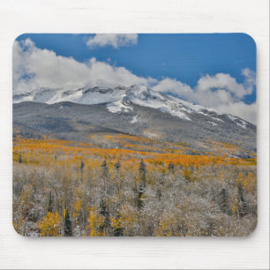 Tapis De Souris Couleurs d'automne Aspens &   Montagnes Rocheuses,