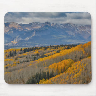 Tapis De Souris Couleurs d'automne sur les bosquets de trembles