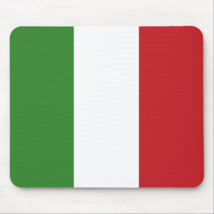 Tapis De Souris Couleurs du drapeau italien Italie Vert Blanc Roug