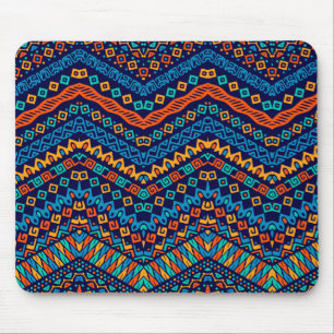 Tapis De Souris Couleurs funèbres motifs d'ethnie africaine